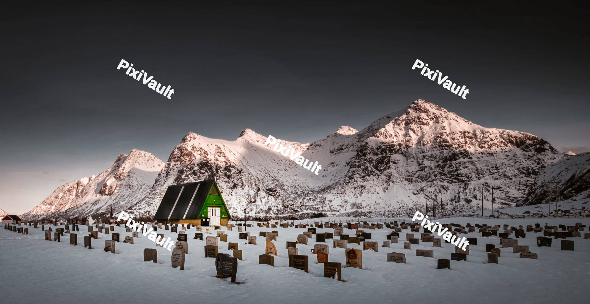 Gravestones In Norway
